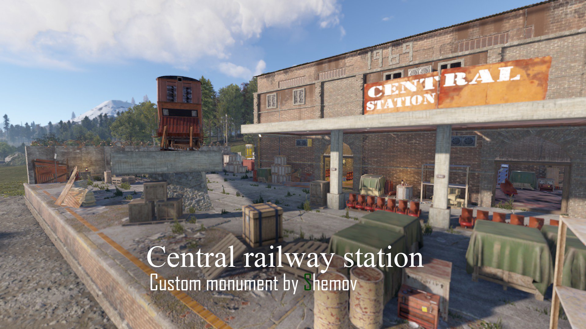 Central railway station | Custom monument by Shemov