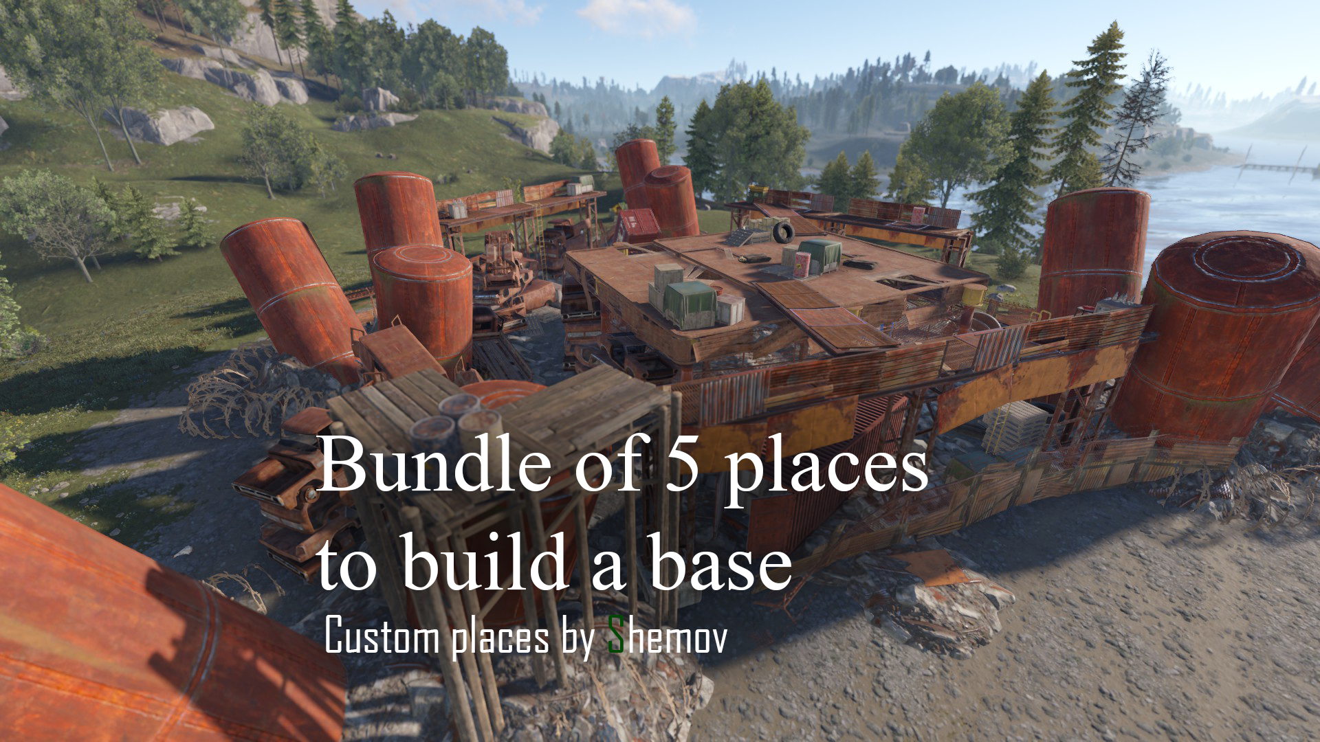 Bundle of 5 places to build a base