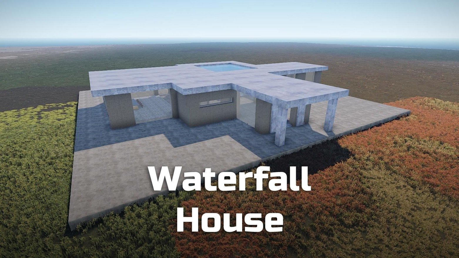 Waterfall House - 2 Versions | Place For Building 1.0.0