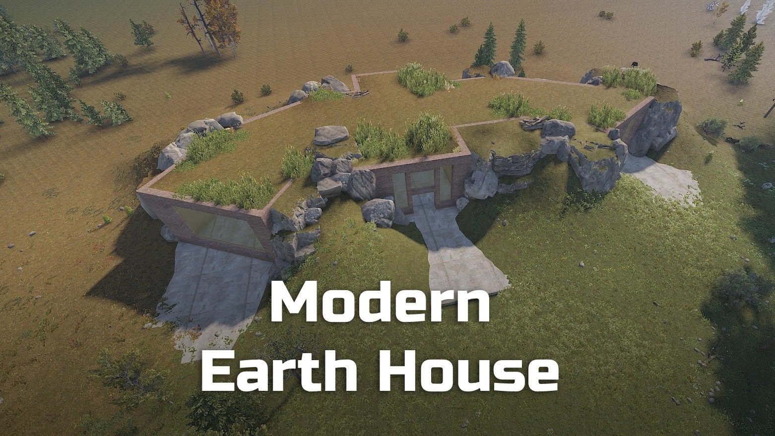 Modern Earth House | Place for building