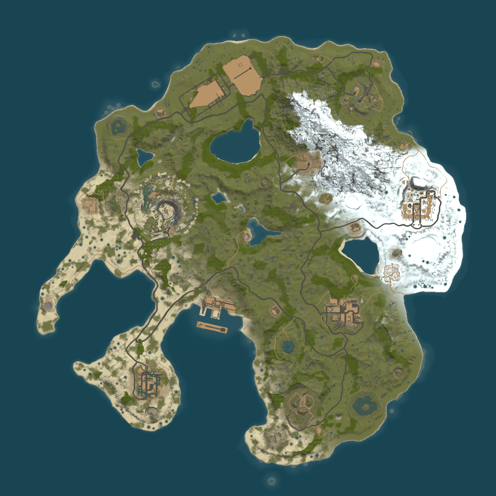 2D terrain preview of 