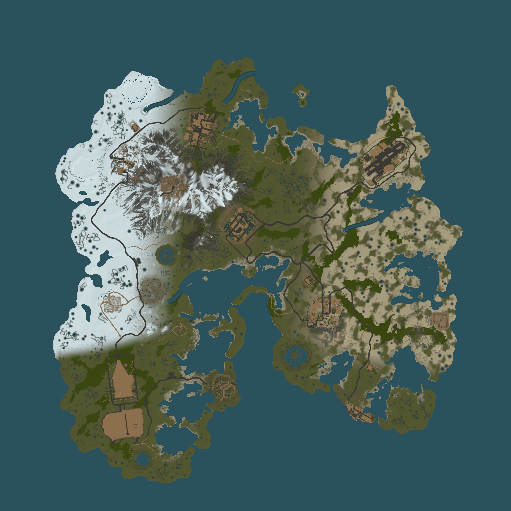 2D terrain preview of 