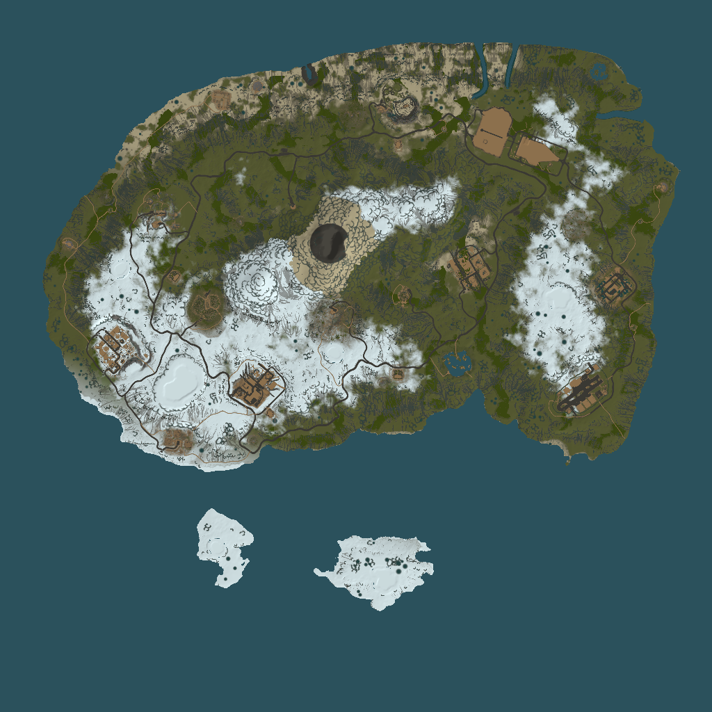 2D terrain preview of 
