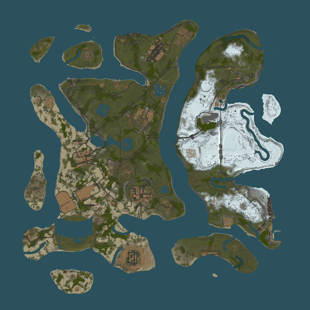 2D terrain preview of 