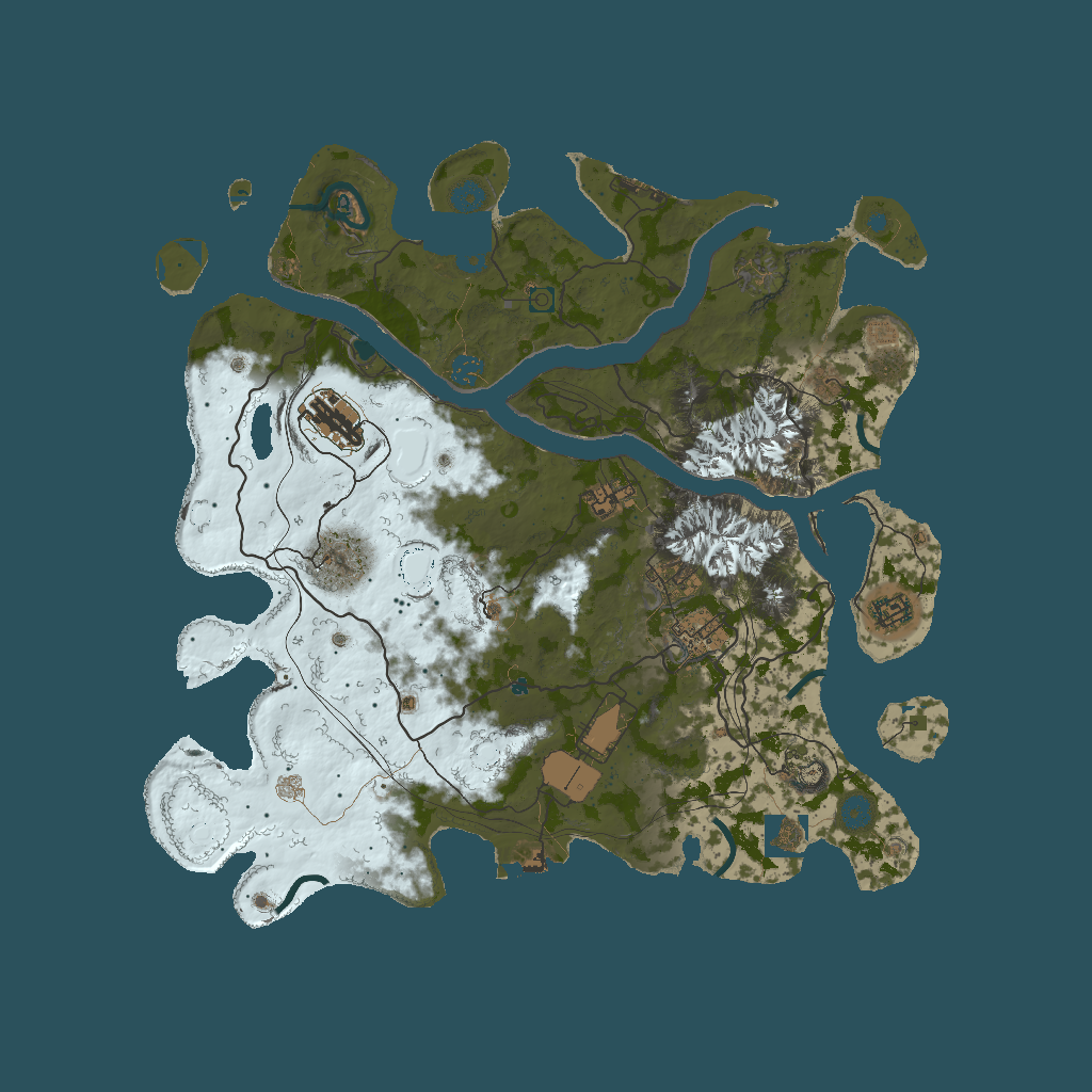 2D terrain preview of 