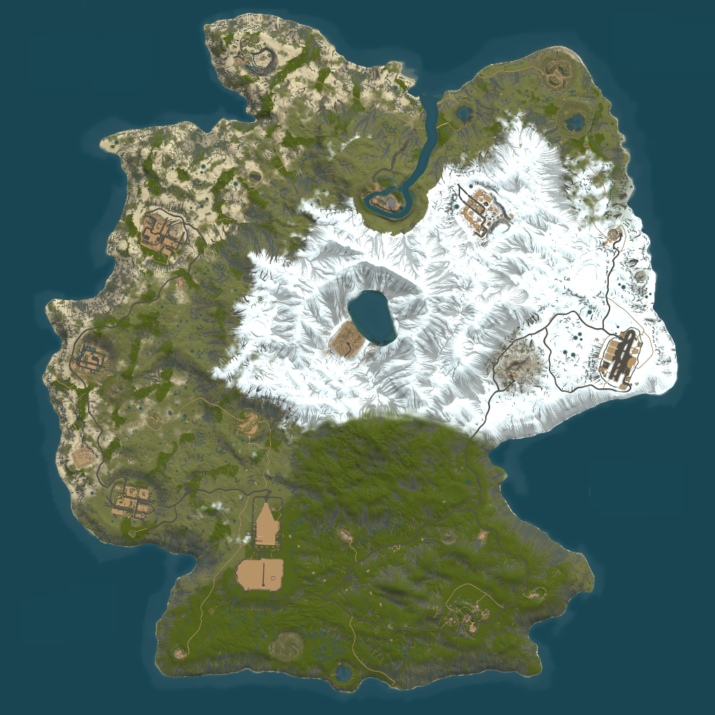 2D terrain preview of 