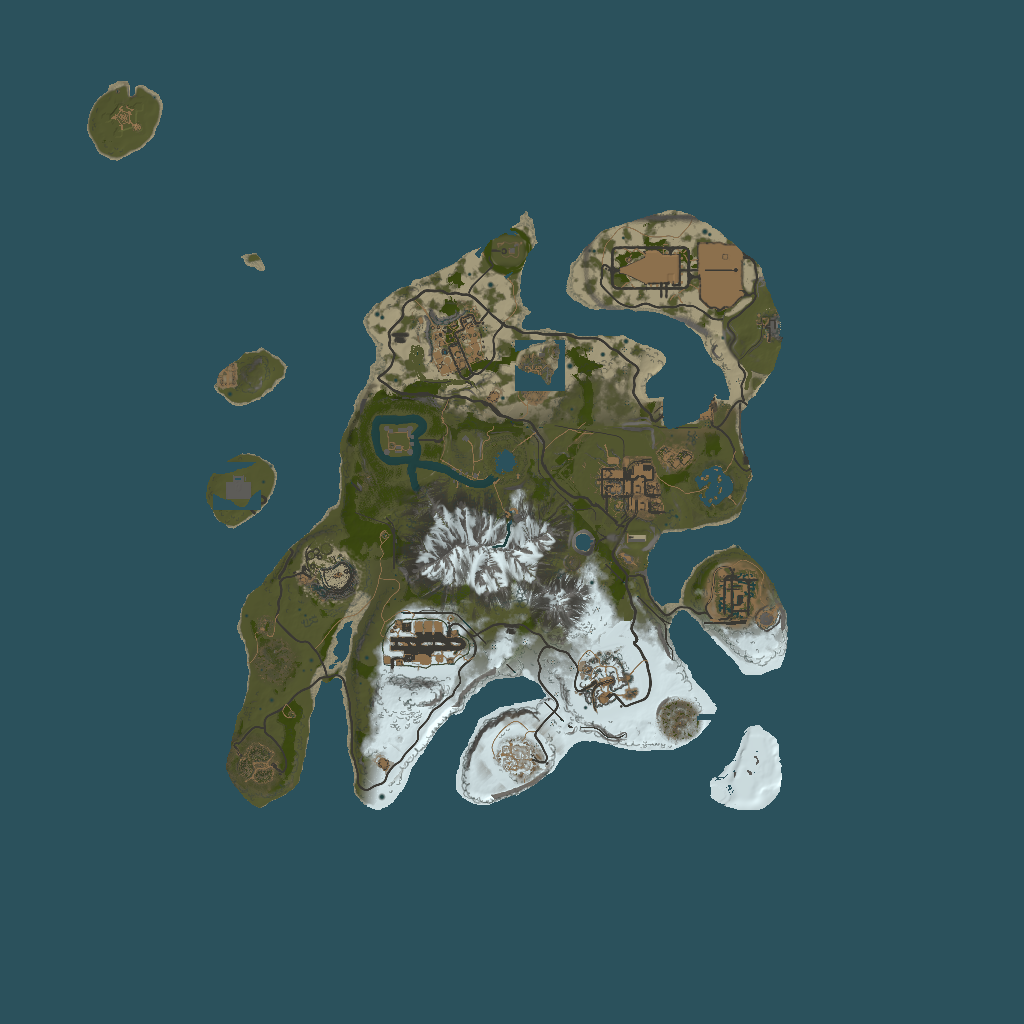 2D terrain preview of 