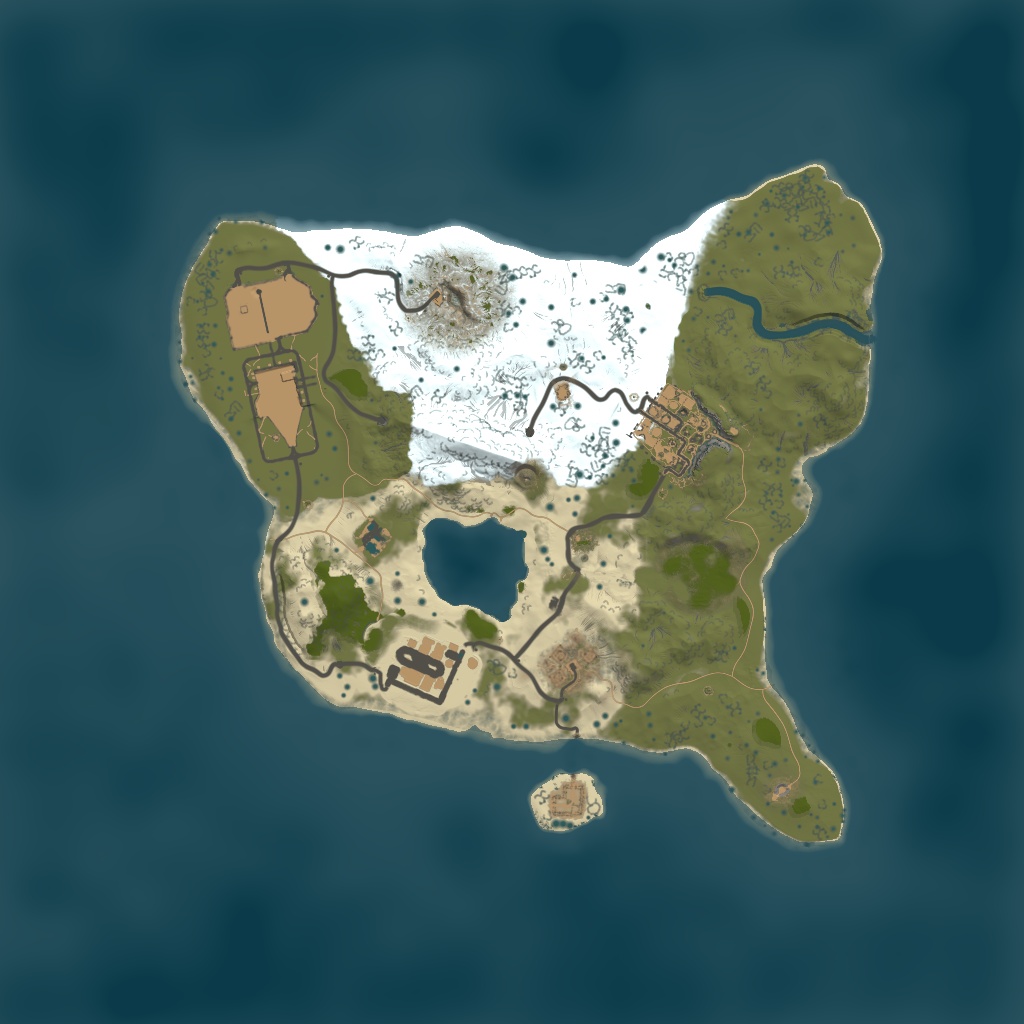 2D terrain preview of 