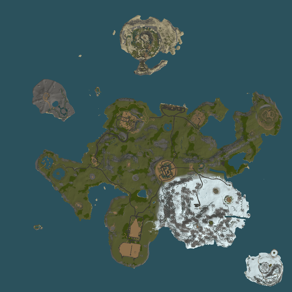 2D terrain preview of 