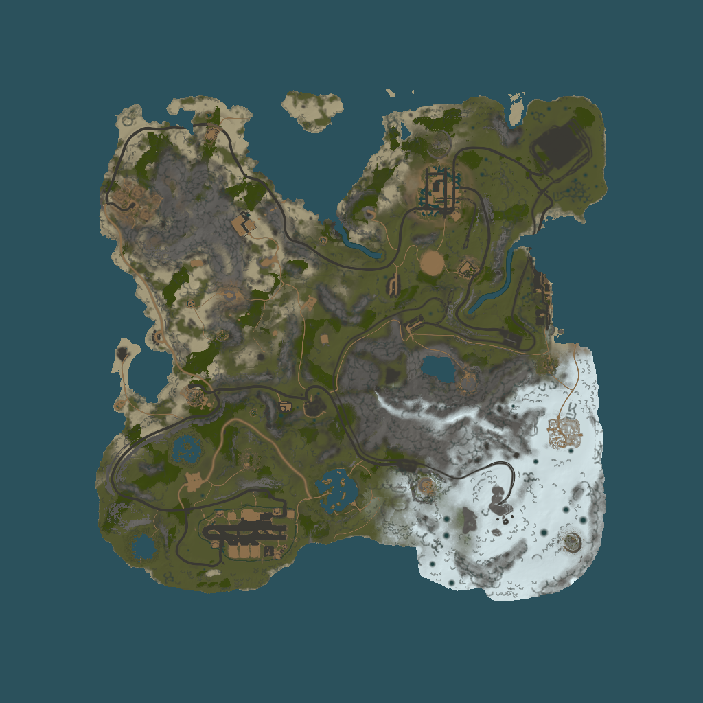 2D terrain preview of 