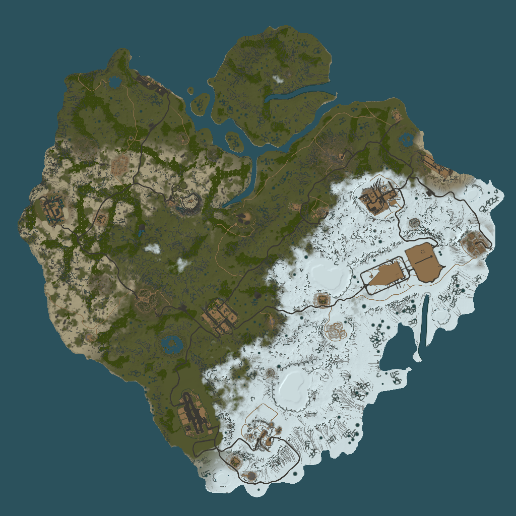 2D terrain preview of 