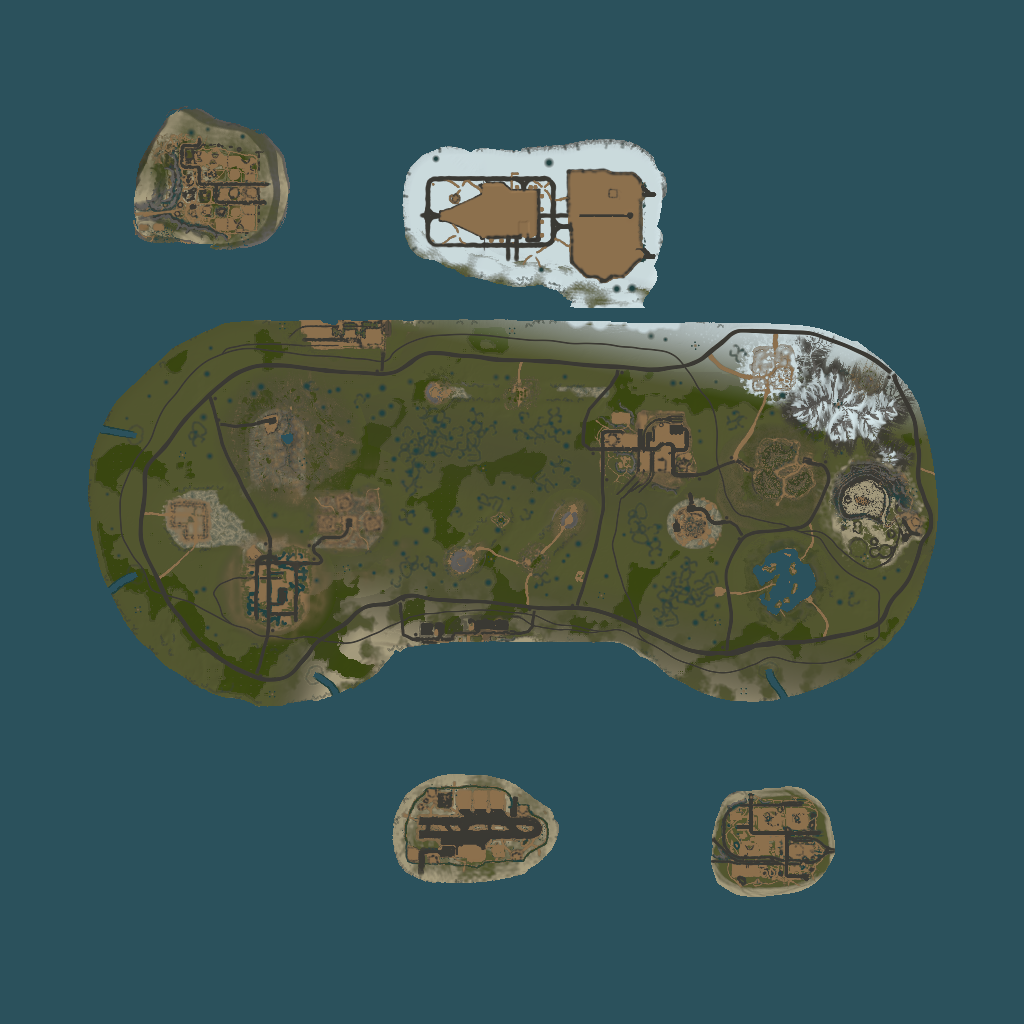 2D terrain preview of 