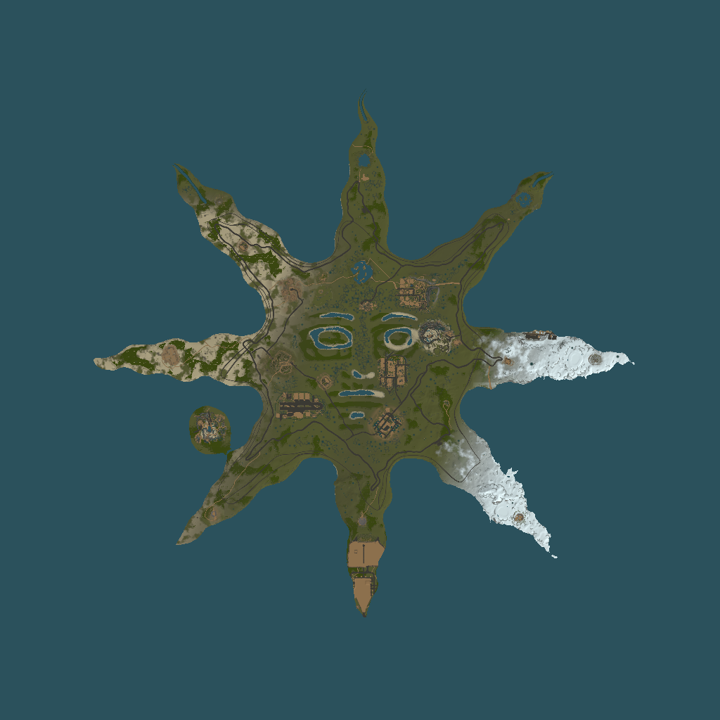 2D terrain preview of 