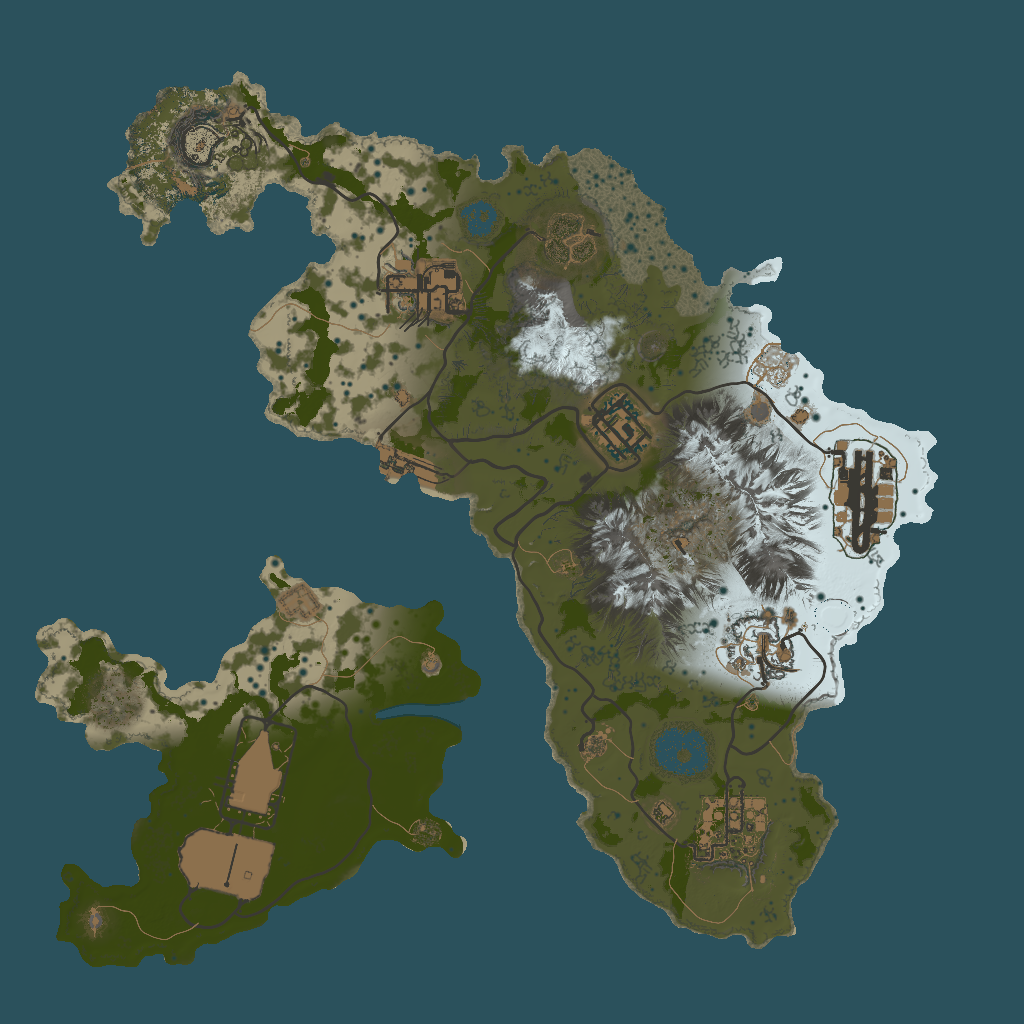 2D terrain preview of 