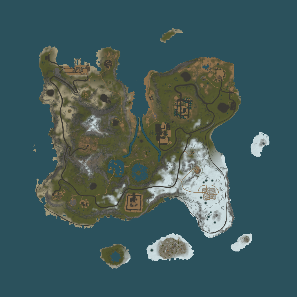 2D terrain preview of 