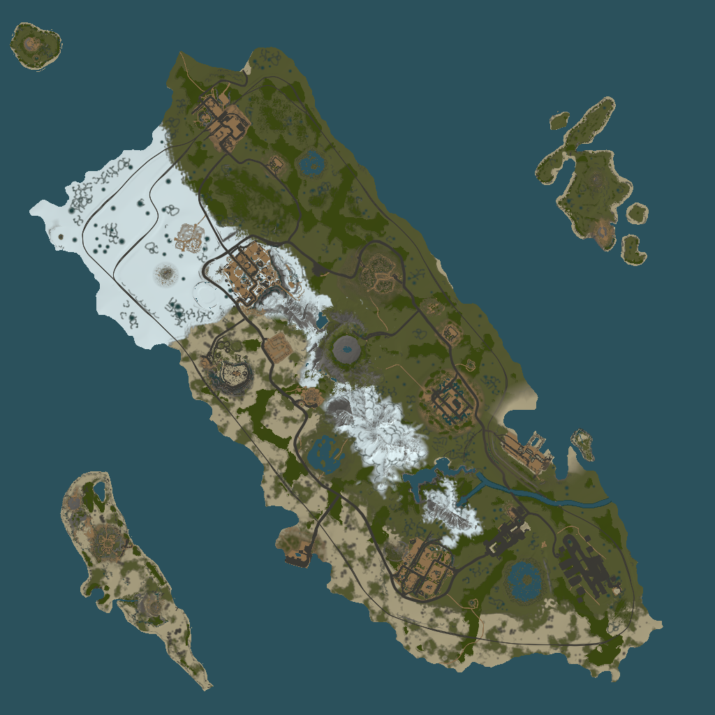2D terrain preview of 