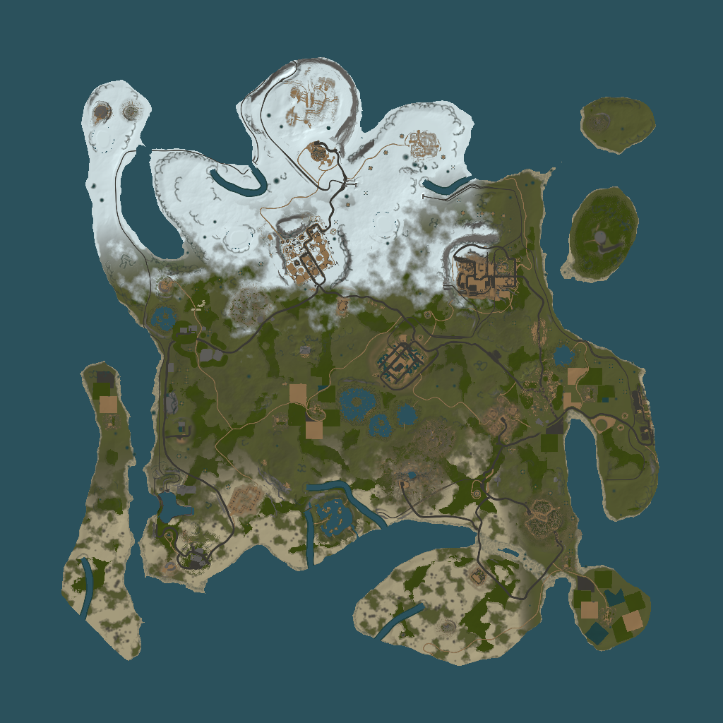 2D terrain preview of 