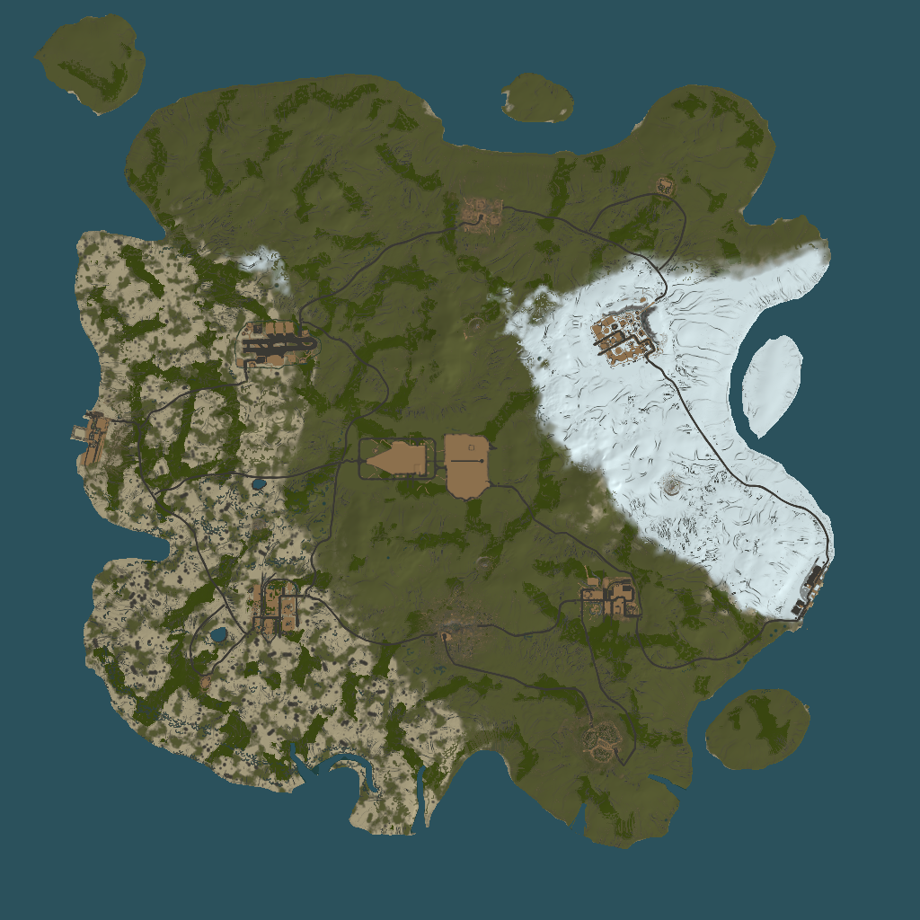 2D terrain preview of 