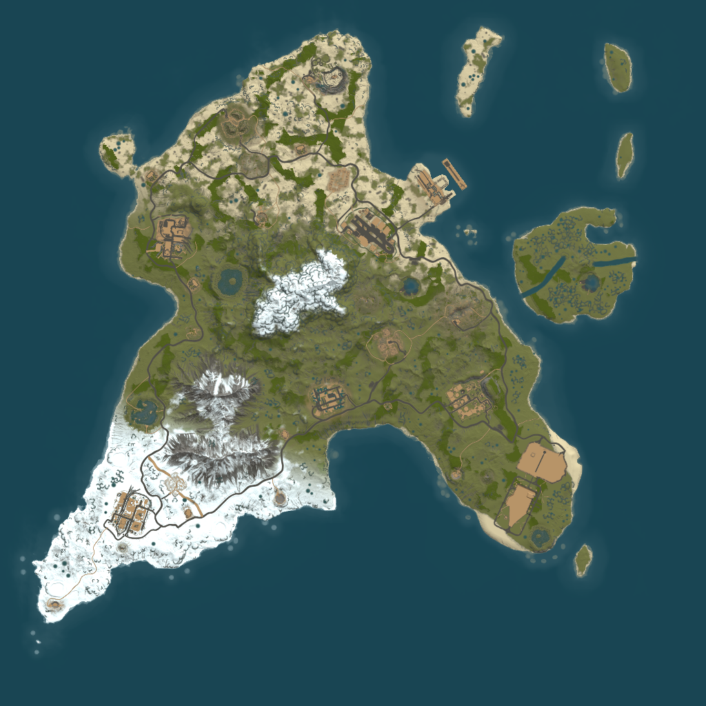 2D terrain preview of 