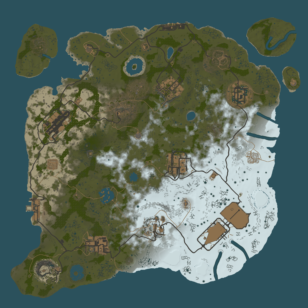 2D terrain preview of 