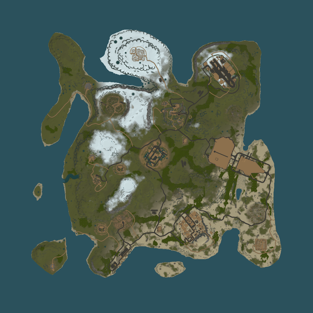 2D terrain preview of 