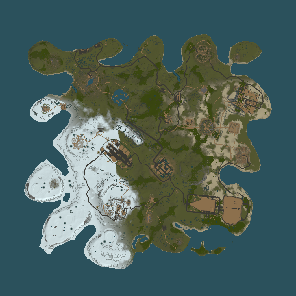 2D terrain preview of 