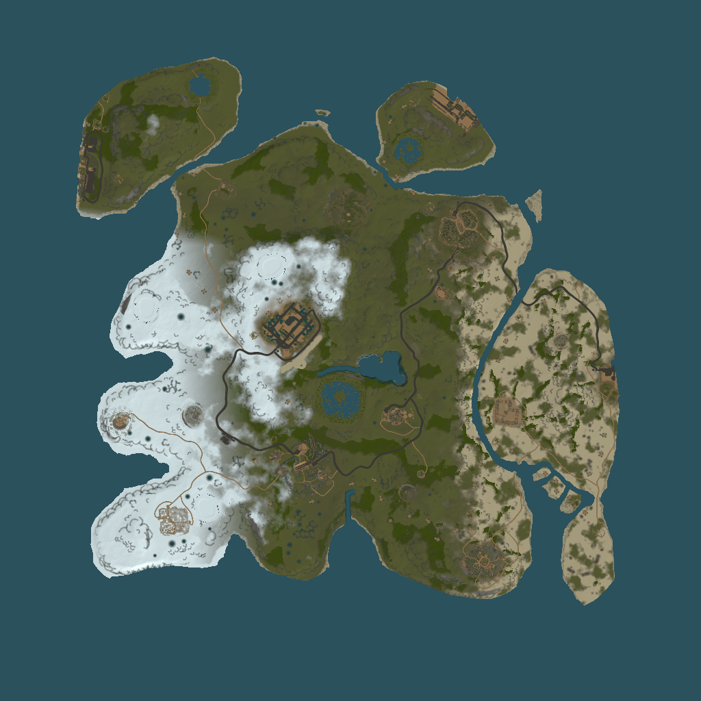 2D terrain preview of 