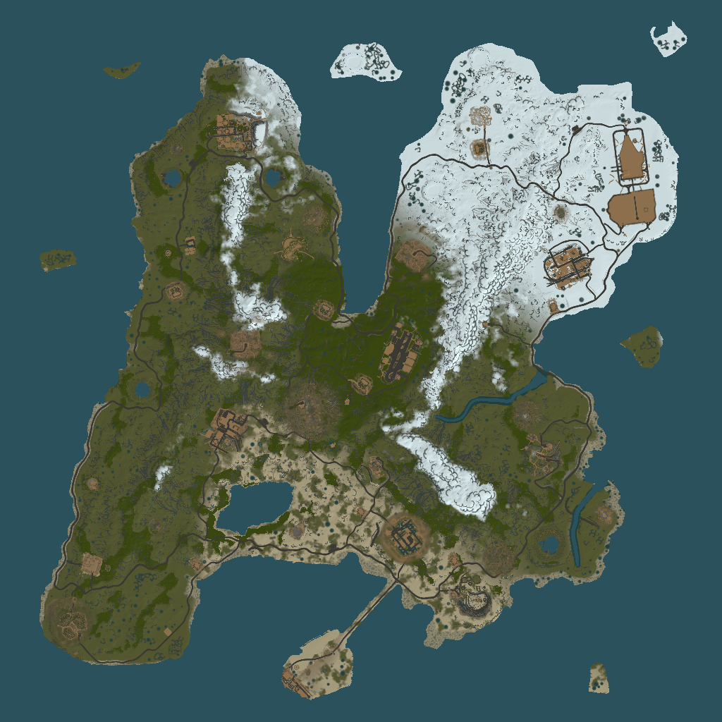 2D terrain preview of 