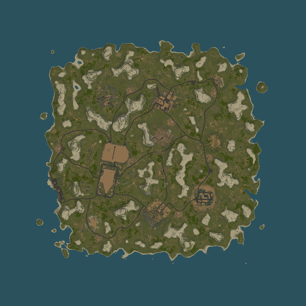 2D terrain preview of 