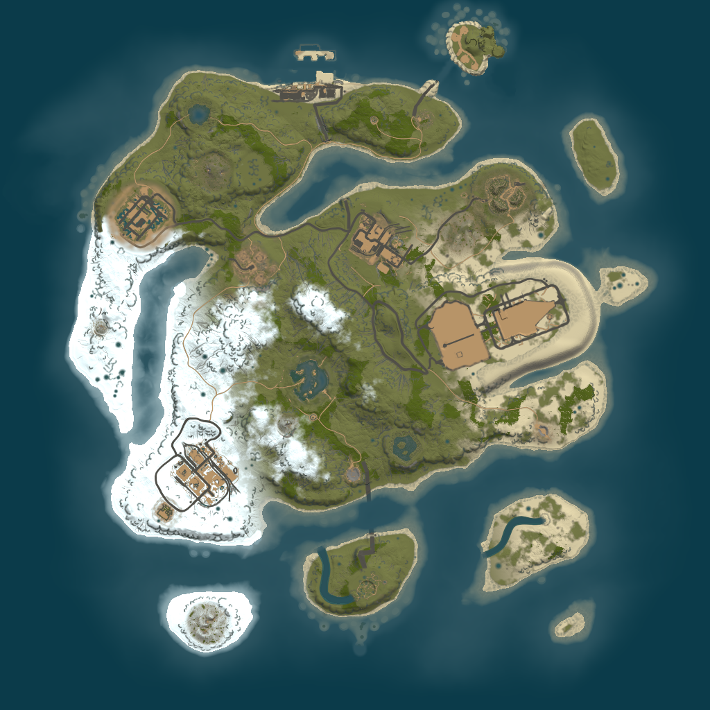 2D terrain preview of 