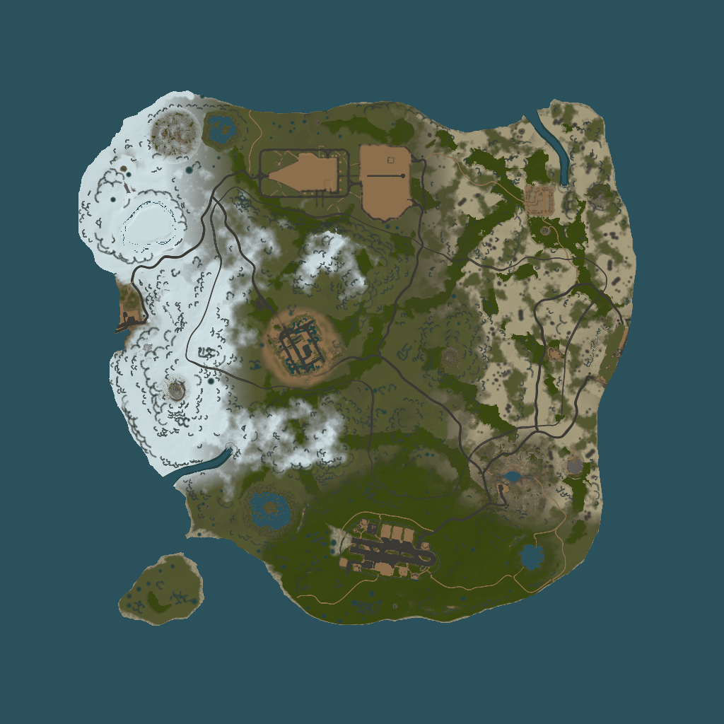 2D terrain preview of 