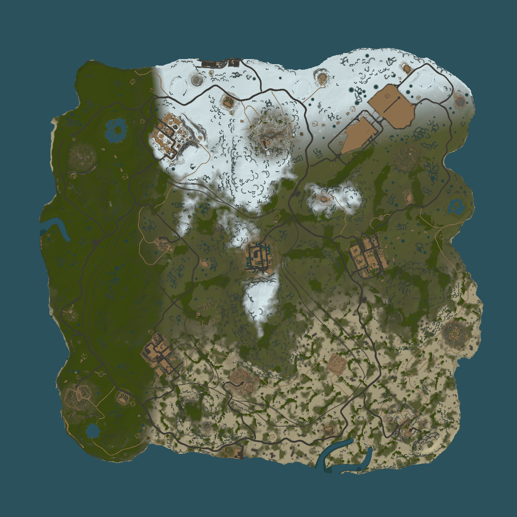 2D terrain preview of 
