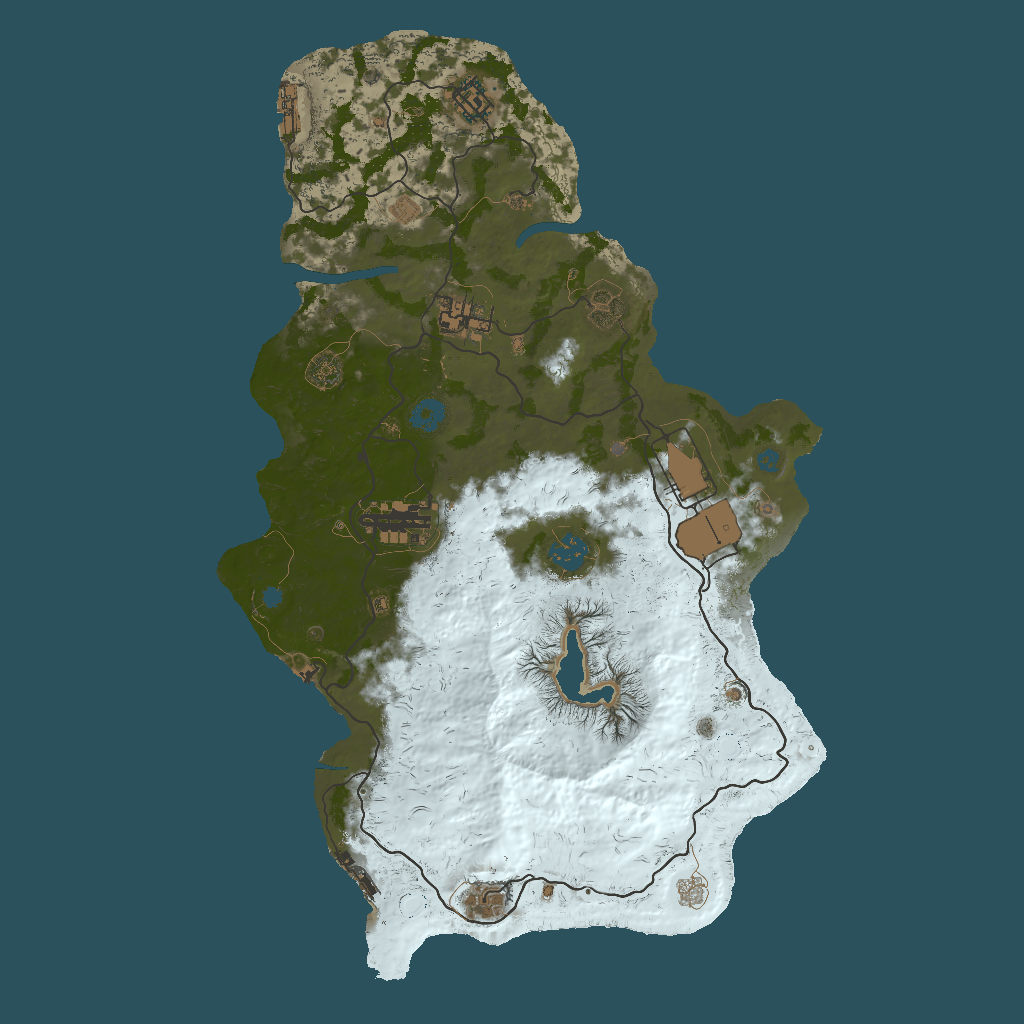 2D terrain preview of 