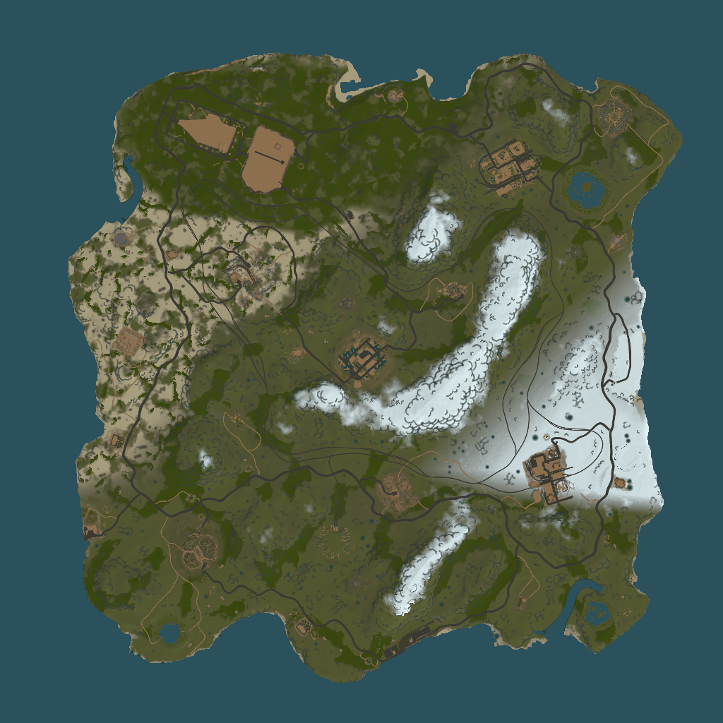 2D terrain preview of 