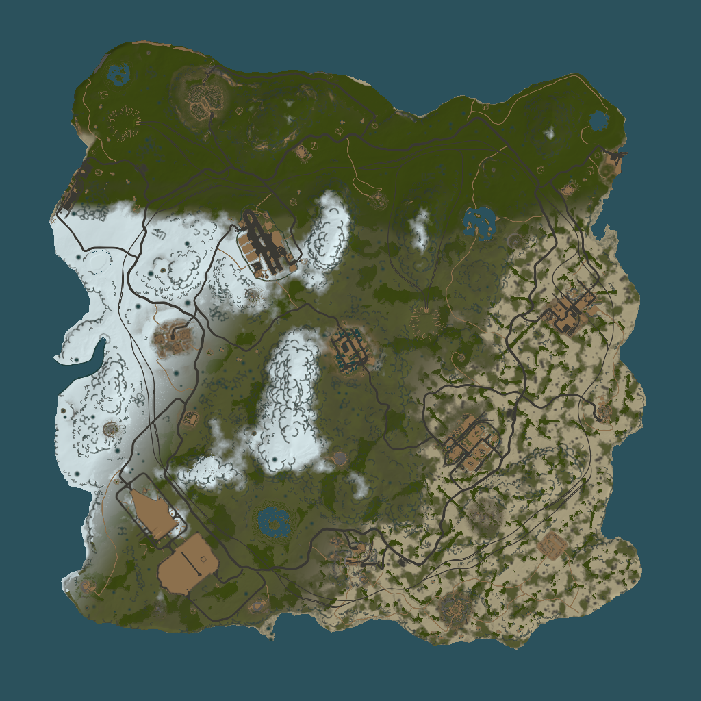 2D terrain preview of 