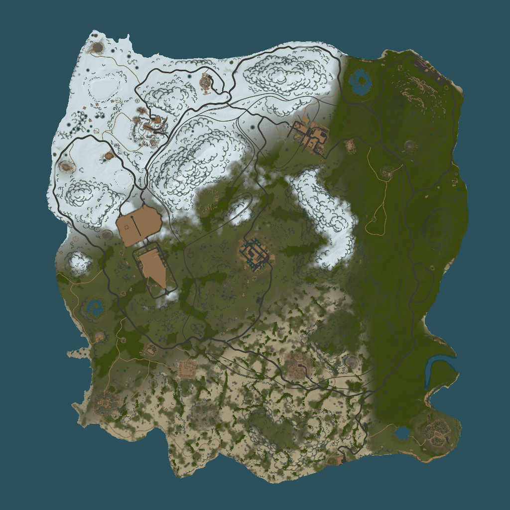 2D terrain preview of 