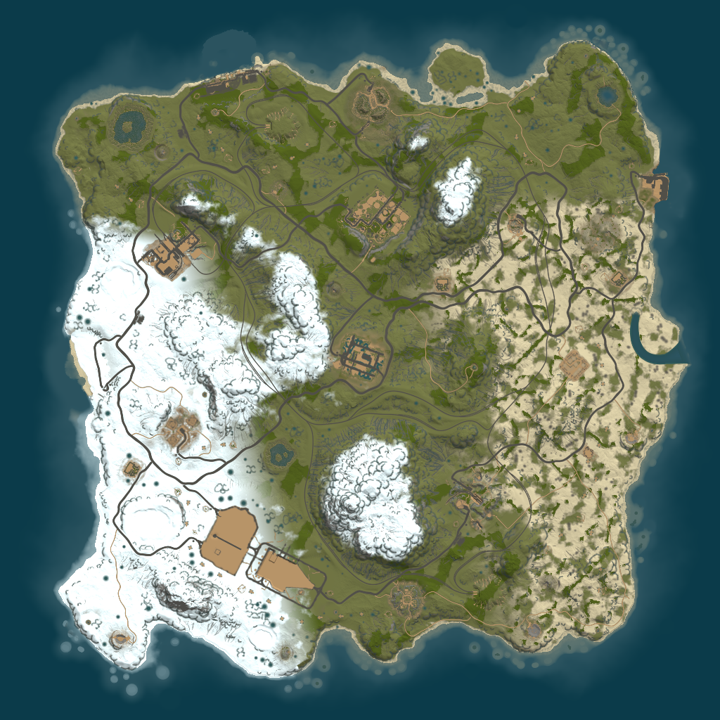 2D terrain preview of 