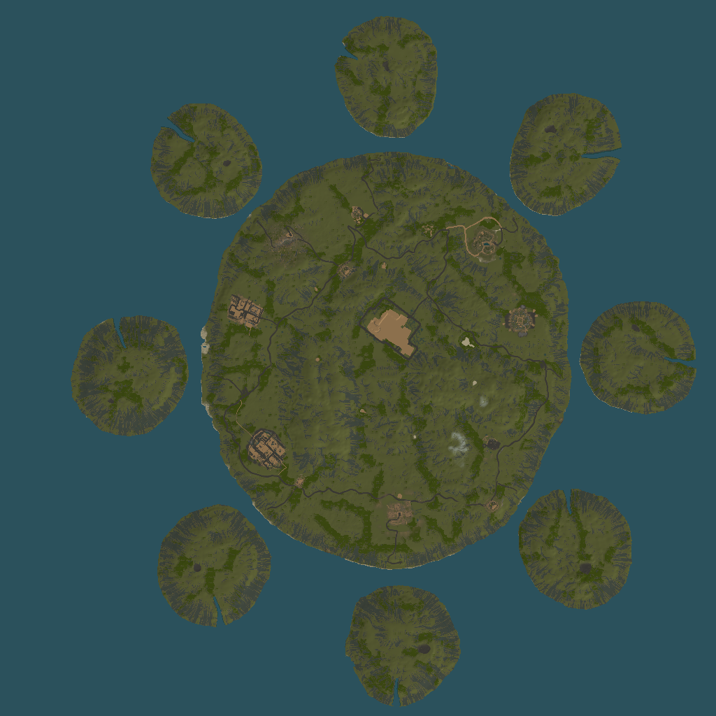 2D terrain preview of 