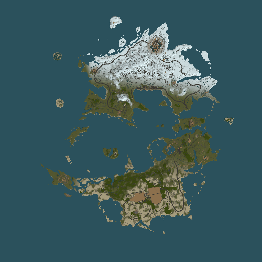2D terrain preview of 