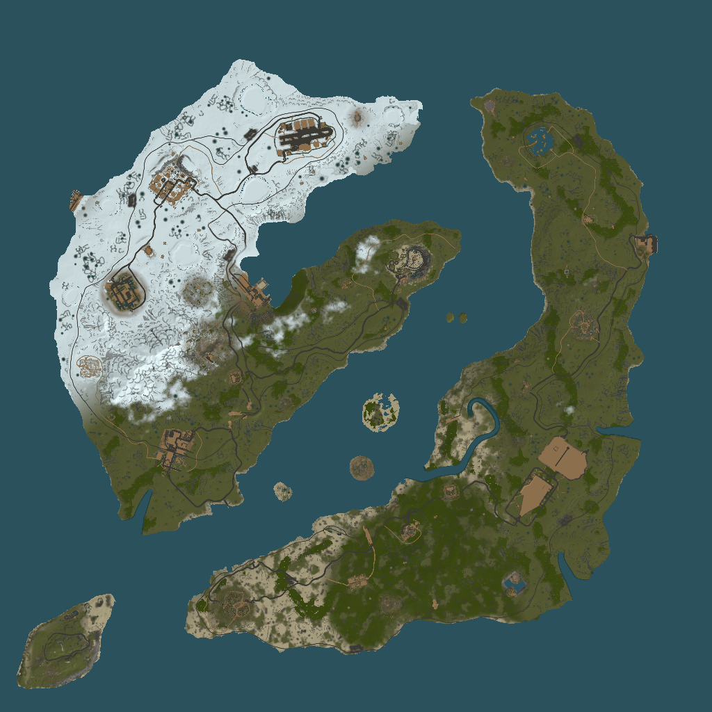 2D terrain preview of 