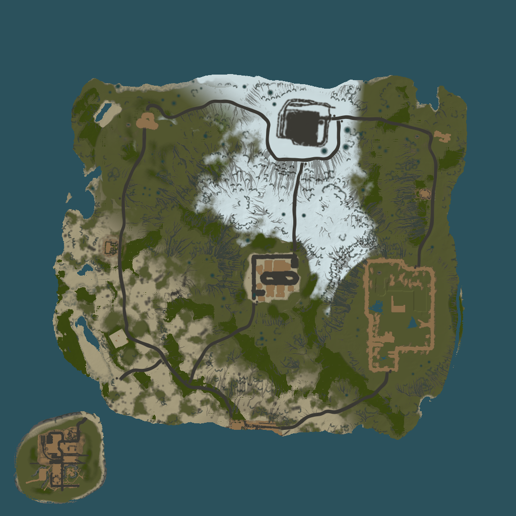 2D terrain preview of 
