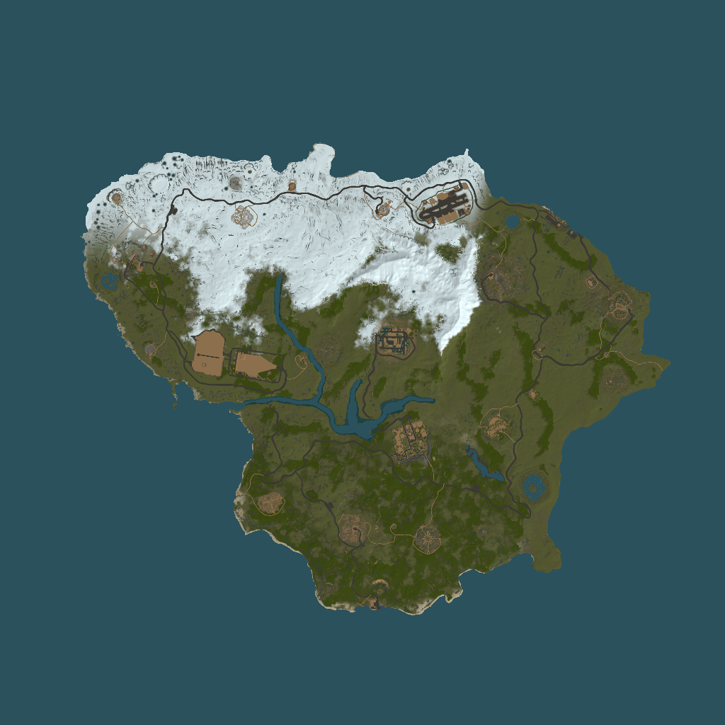 2D terrain preview of 