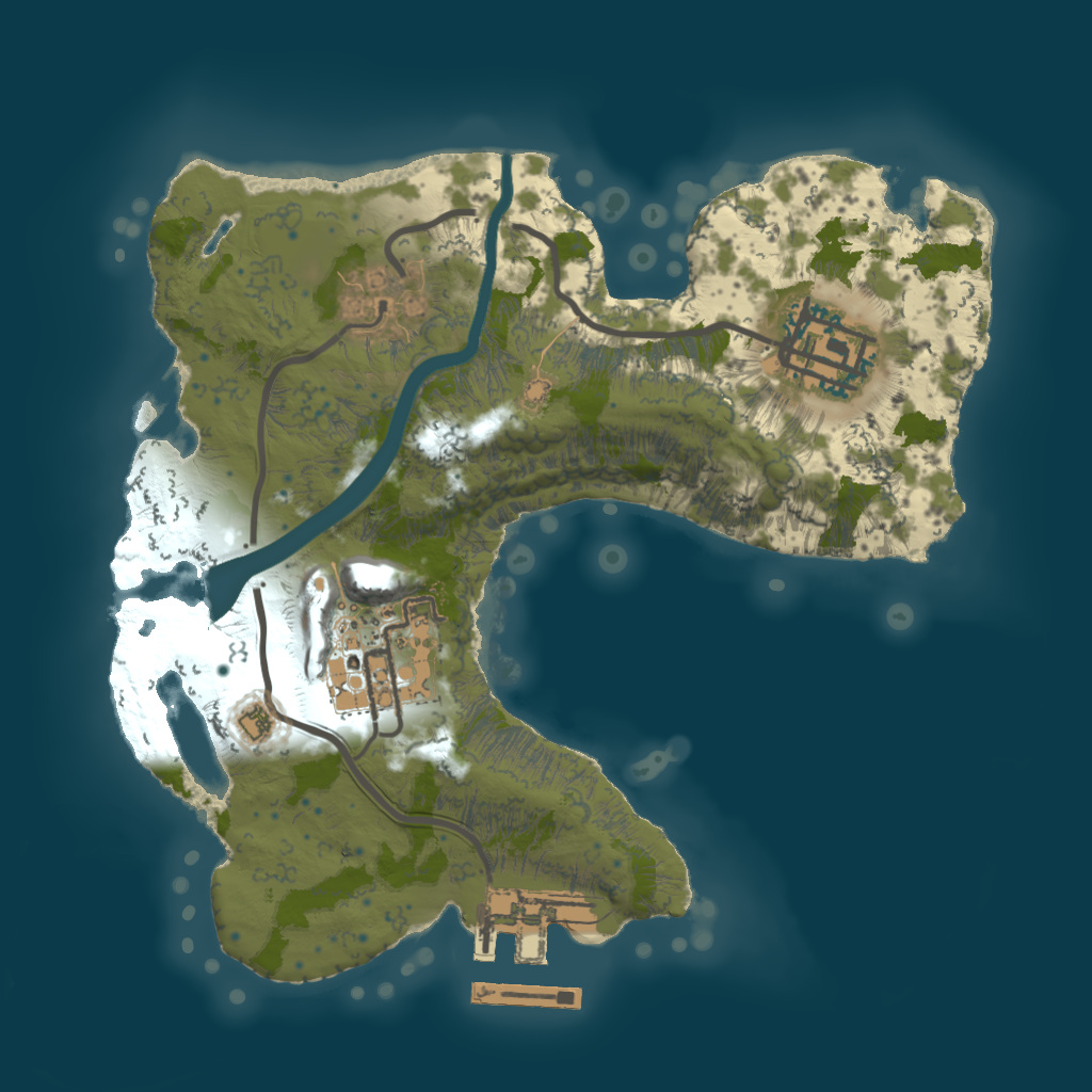 2D terrain preview of 