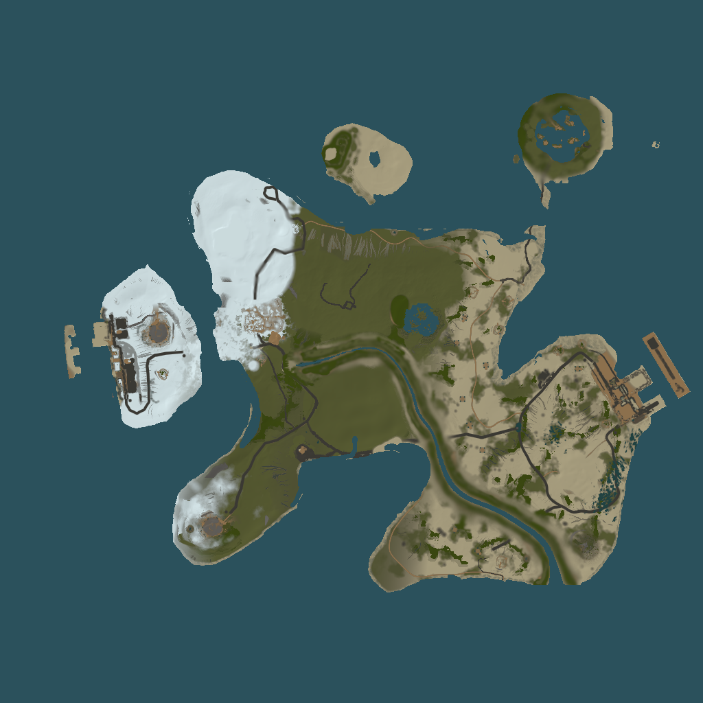 2D terrain preview of 