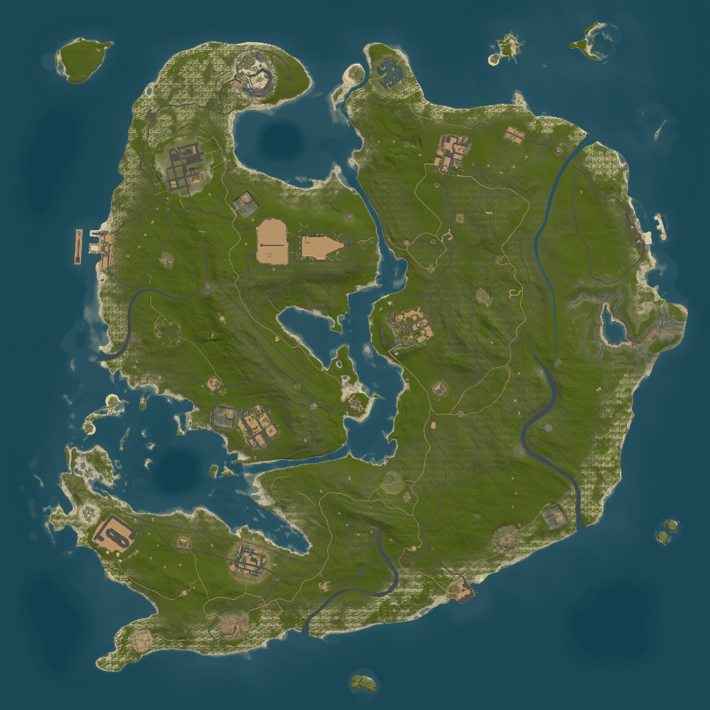 2D terrain preview of 
