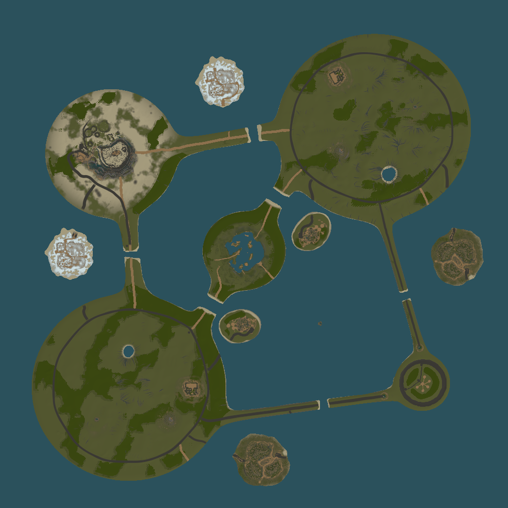 North vs South Custom Map
