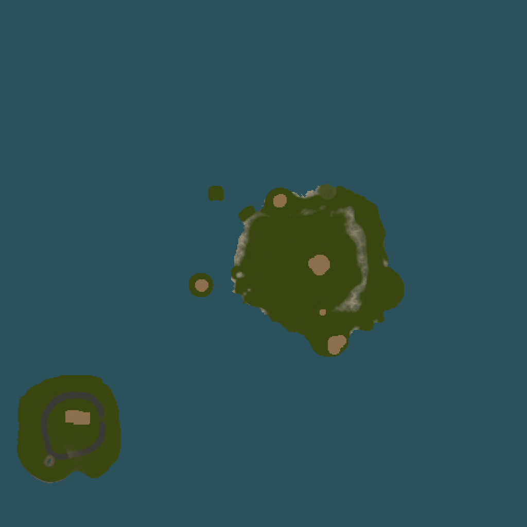 2D terrain preview of 
