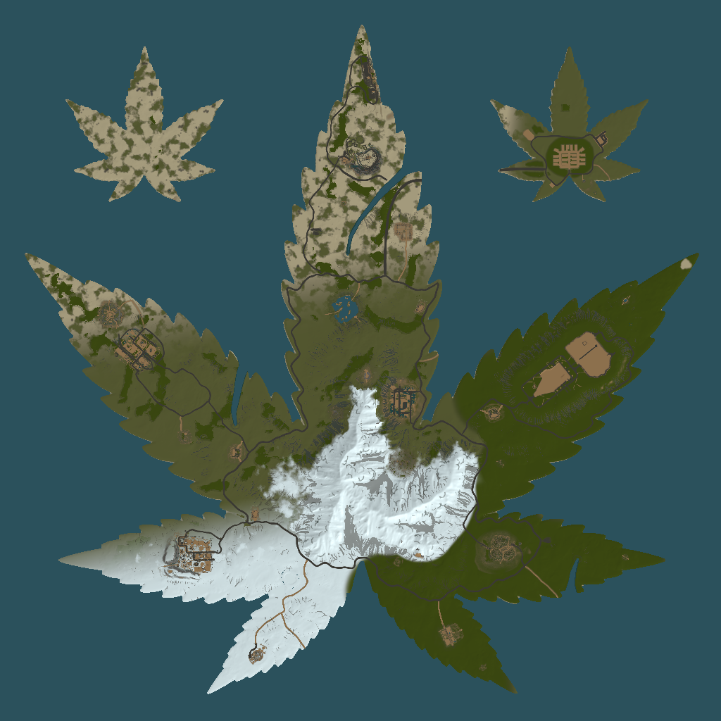2D terrain preview of 