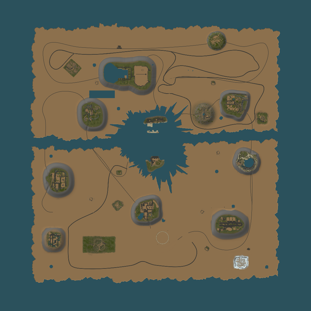 2D terrain preview of 