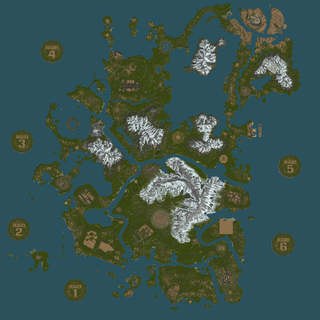 2D terrain preview of 